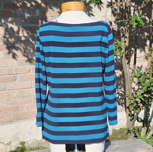 Talbots striped top - Picture 3 of 5